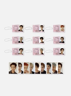 NCT 127 ID CARD KEY RING + ID PHOTO SET - Ay-Yo