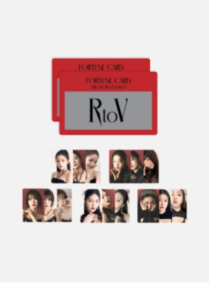 Beyond LIVE - Red Velvet 4th Concert : &#039;R to V&#039; FORTUNE SCRATCH SET (RANDOM)
