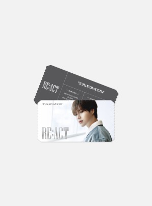 Beyond LIVE - 2023 TAEMIN FANMEETING &#039;RE : ACT&#039; SPECIAL AR TICKET SET