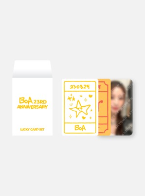 BoA 23rd Anniversary Lucky Card Set
