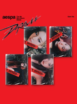 [SPECIAL GIFT EVENT] aespa The 4th Mini Album [Drama] (Giant Ver.) SET