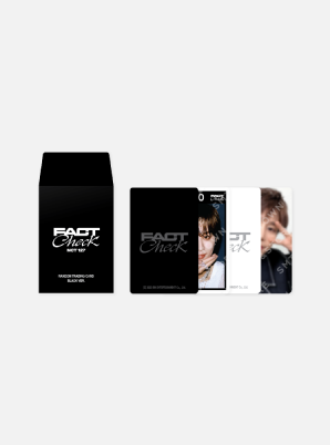 [POP-UP] NCT 127 RANDOM TRADING CARD SET_BLACK VER. - 不可思議 展 : NCT 127 The 5th Album ‘Fact Check’