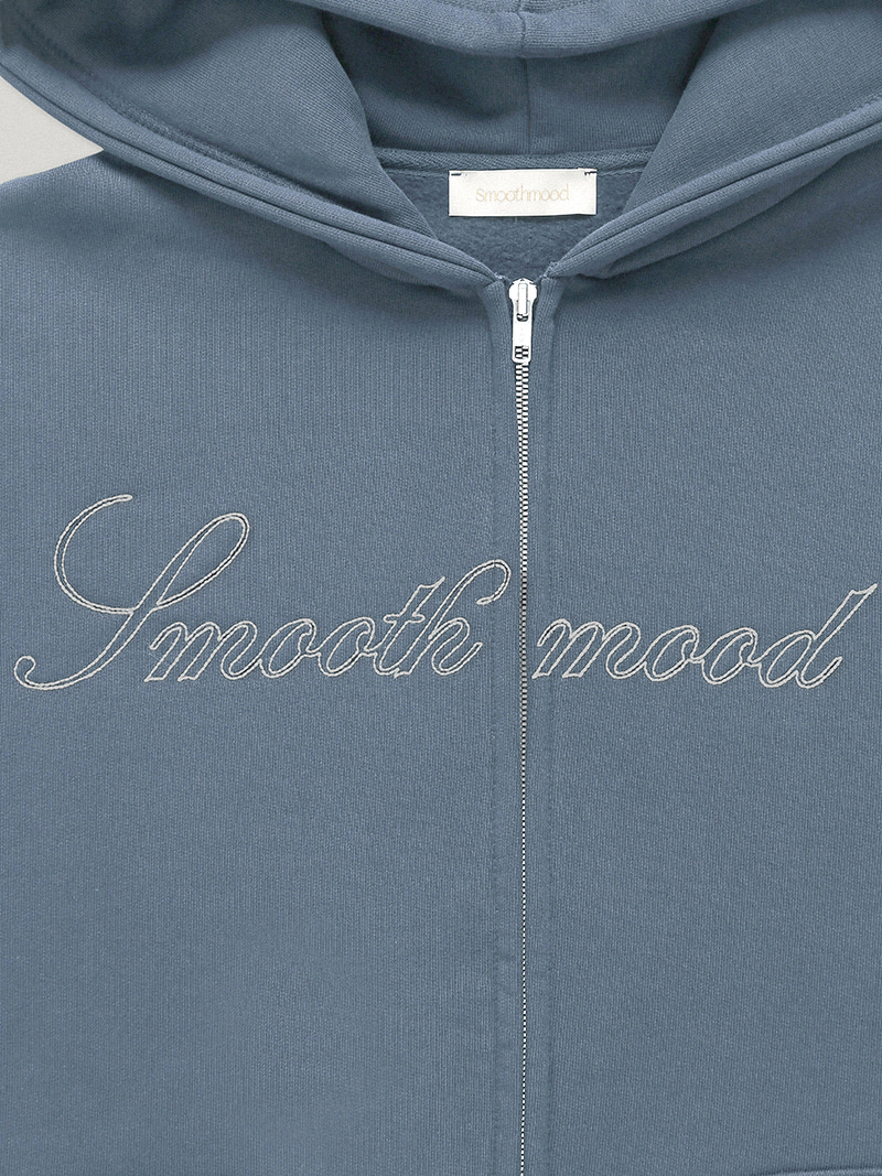 Blue Jean Tully Hooded Zip Up (8th) - Smooth Mood