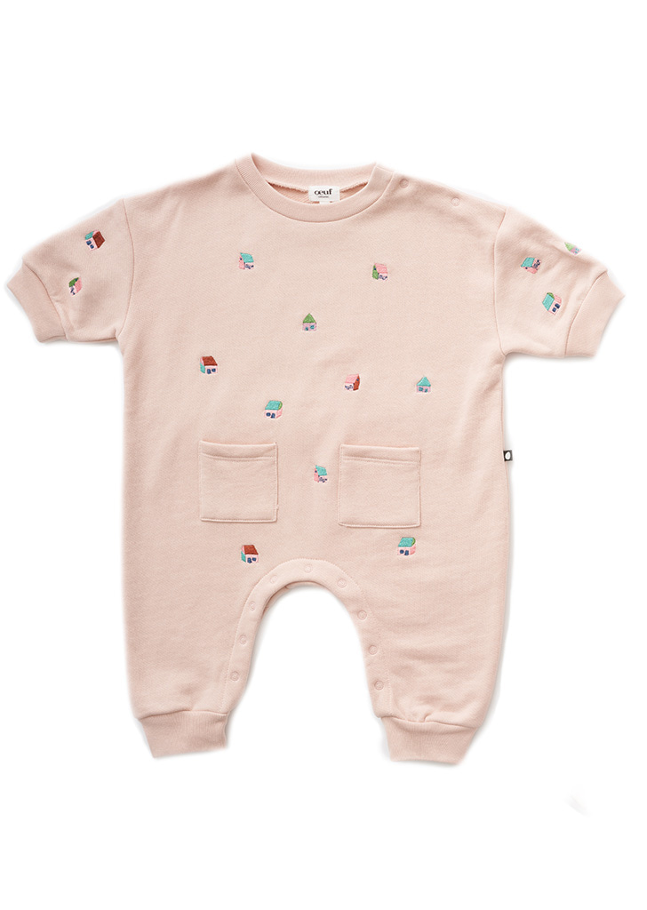 Terry Romper - Warm Blush ★ONLY 18-24M★