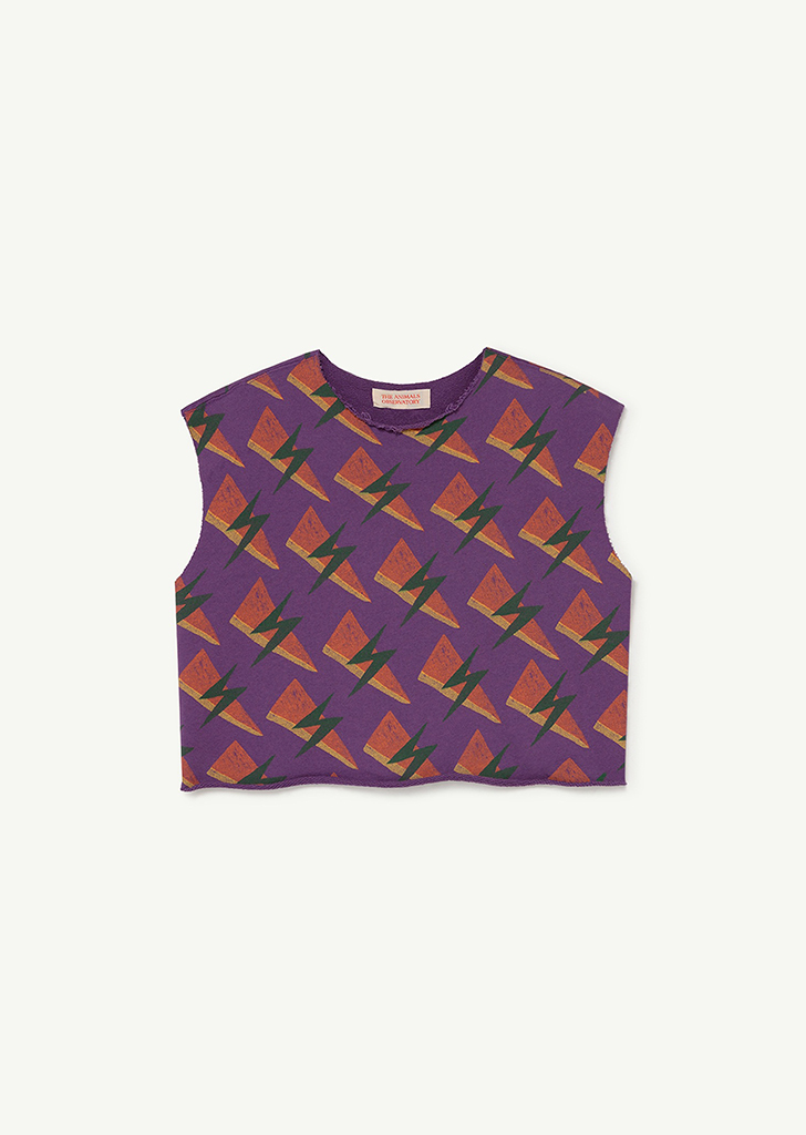 Prawn Kids T-Shirt - Purple Lightning_259_AJ
