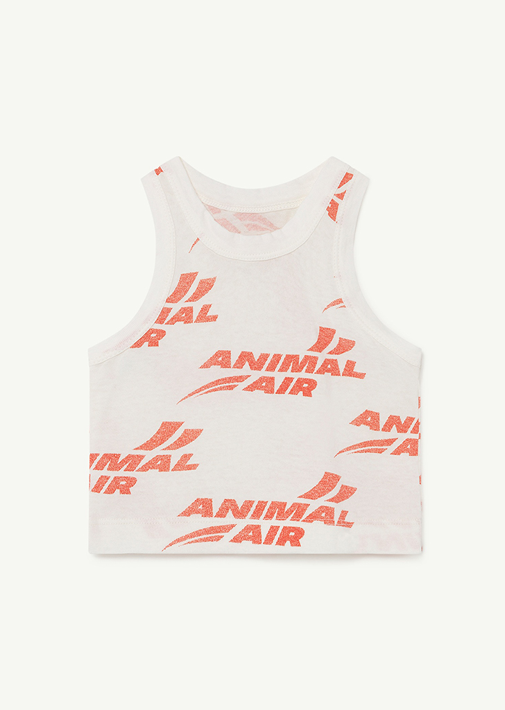Tank Frog Baby T-Shirt - White Animal Air_245_AL ★ONLY 18M★