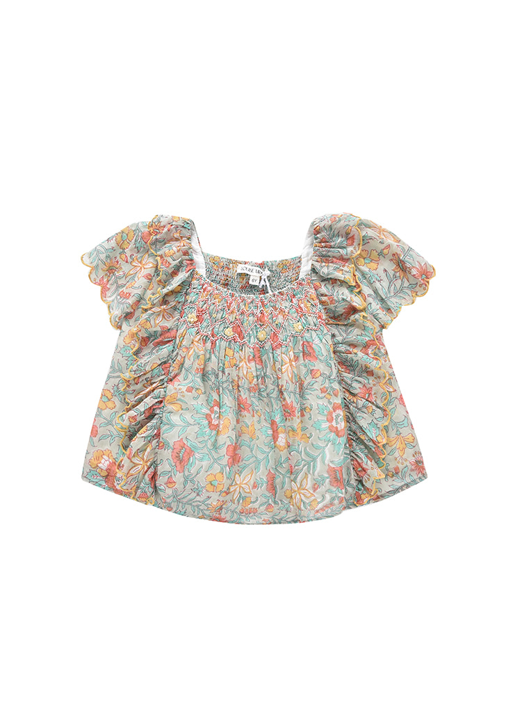 LM::Blouse Lilou - Water Flowers ★ONLY 8Y★