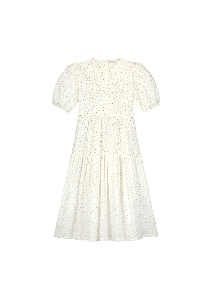 DB::Isabel Flower Mom Dress - Pearl White (DB756) ★ONLY M★
