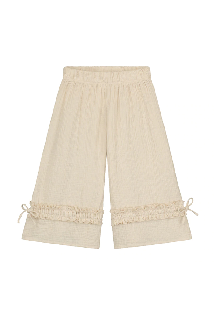 Ada Ruffle Pants - Ivory (DB712) ★ONLY 8-10Y★