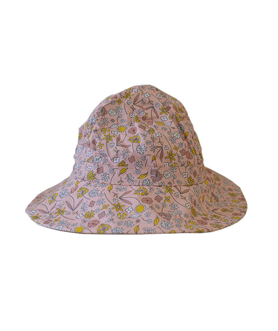 Blossom Floppy Hat - Pink and Gold