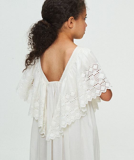 FN::Hibiscus Dress - Vintage White
