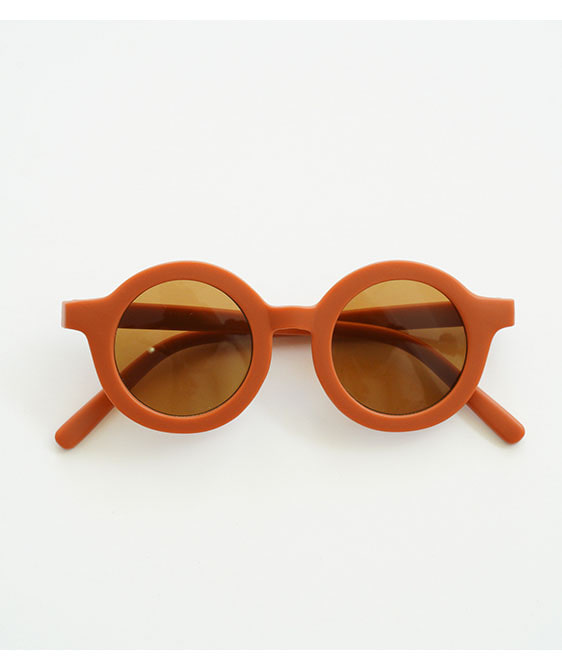 Original Round Sustainable Sunglasses - Rust ◆재입고◆