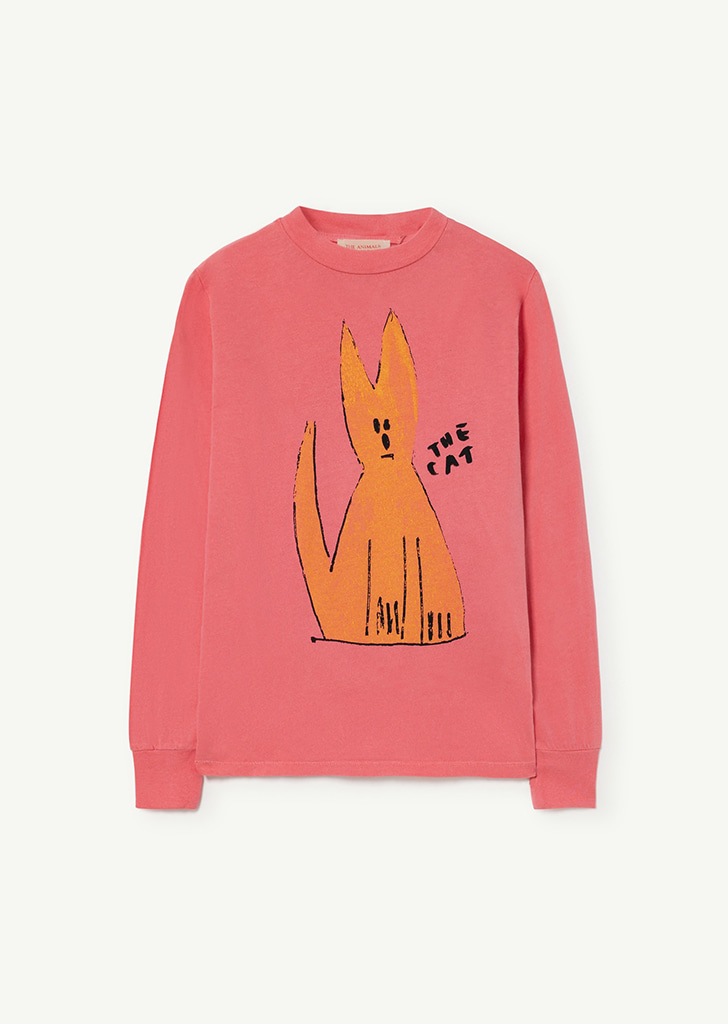 TAO:: Dog Kids T-Shirt - Pink Cat_277_DY