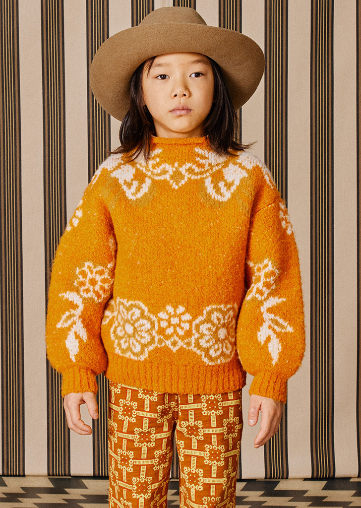 MP:: Boucle Simple Sweater - Squash Blossom