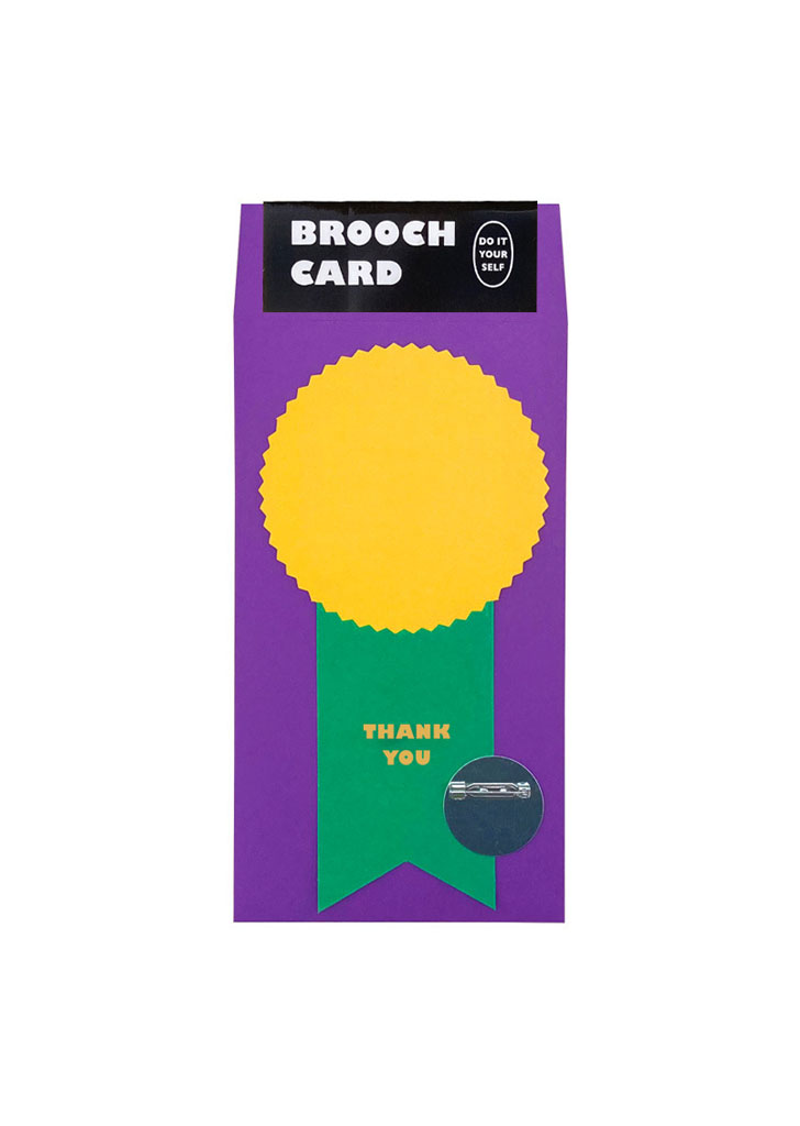 HKF:: Brooch Card - Thank You