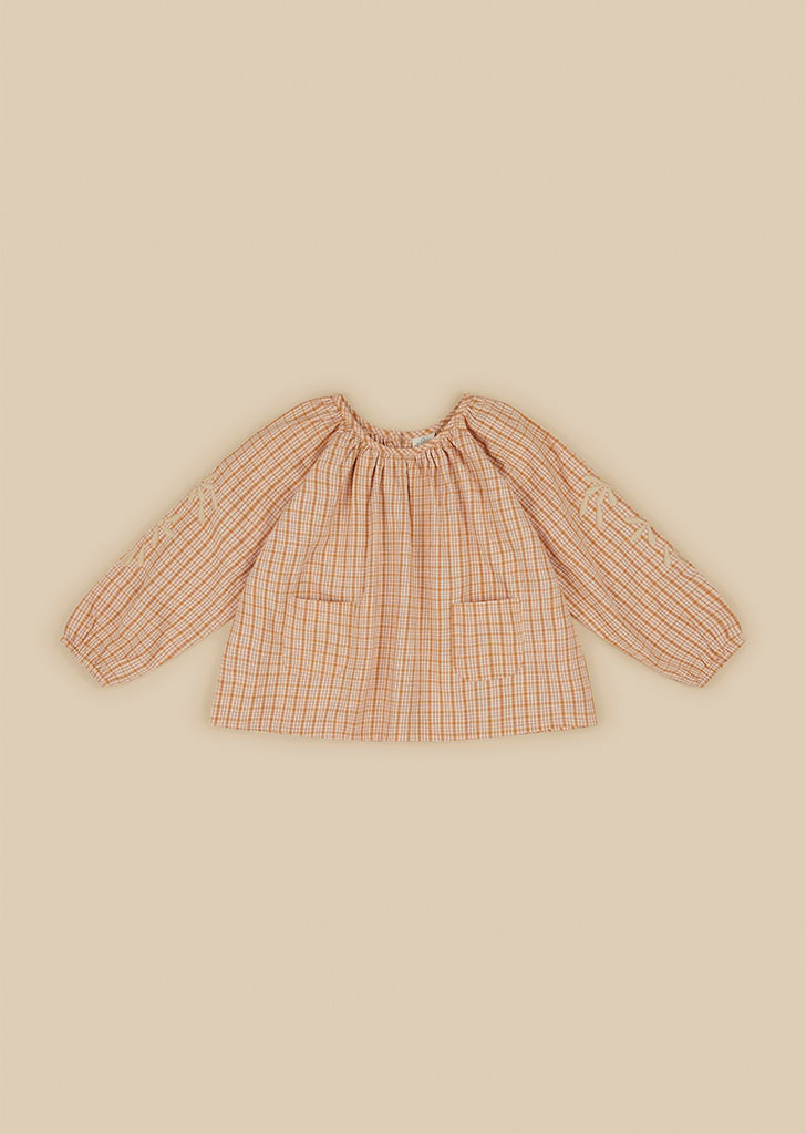 Jeanne Top - Forester Check Ribbon