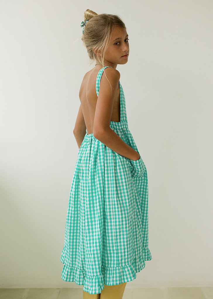 Yoli :: Valeriane Dress - Apple Plaid