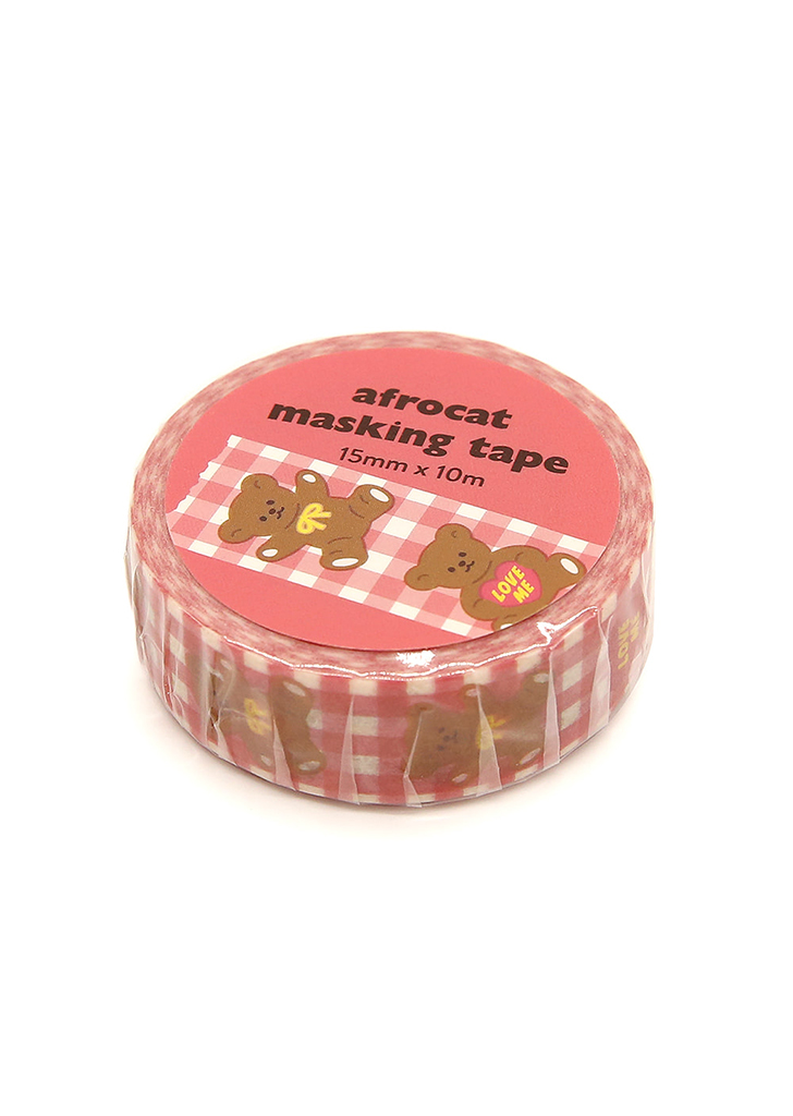 Afrocat:: Masking Tape - Red Check