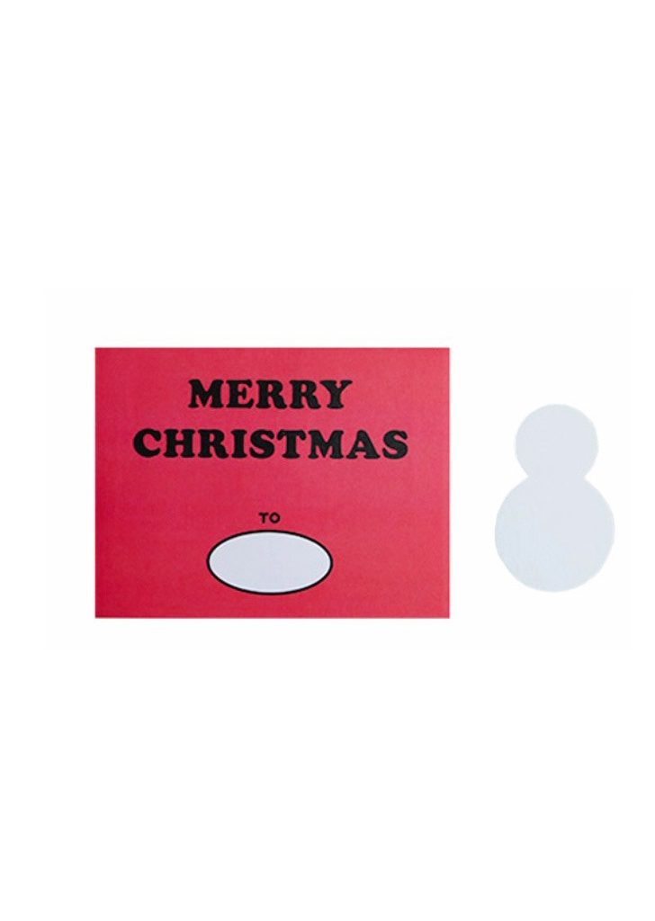 HKF:: Diy Christmas Card - Red
