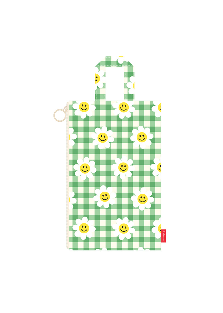 Afrocat:: Oilcloth Second Bag - Daisy Smile