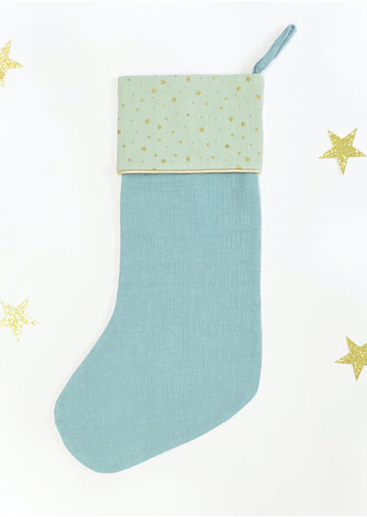 Rockahula:: Starry Christmas Stocking - Blue