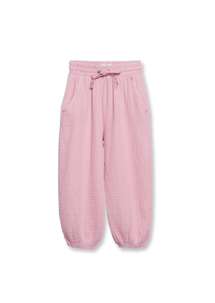 W&amp;W :: Drawstring Pants - Mauve Crinkle ★ONLY 7-8Y★