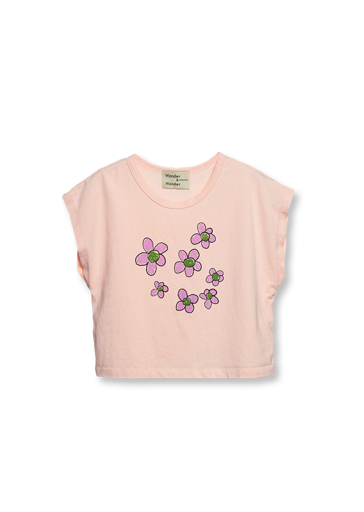 W&amp;W :: Floral Top - Sorbet ★ONLY 5-6Y★