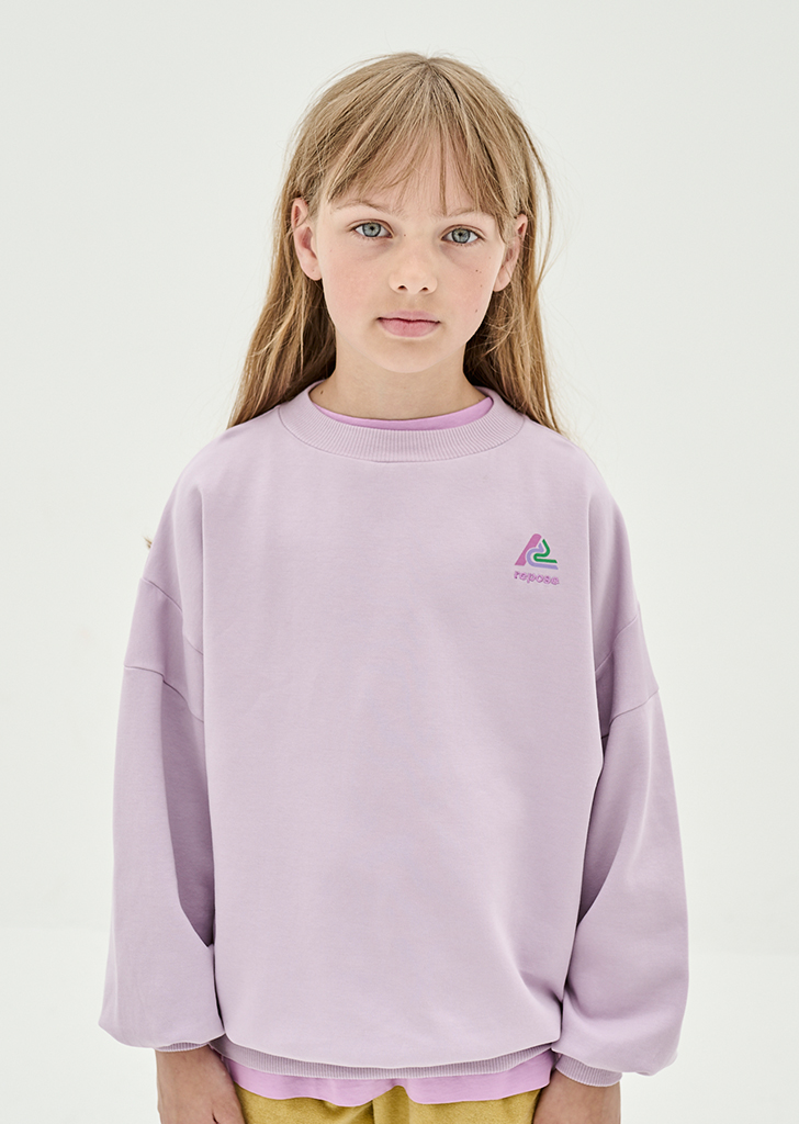 Crewneck Sweater - Lilac Frost  #SS23-18