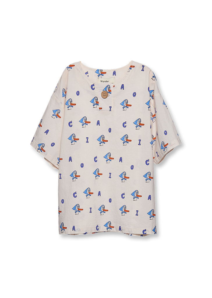 W&amp;W :: Henley Shirt - Cream Duck