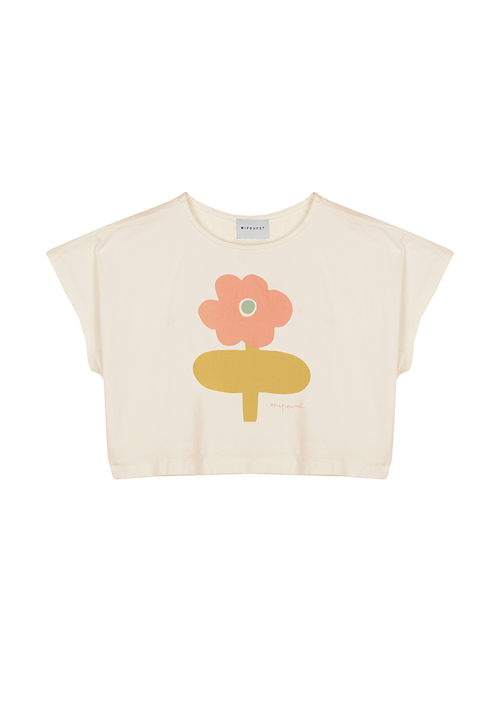 Mip:: Olivia Organic Jersey T-Shirt - Ecru ★ONLY 10Y★