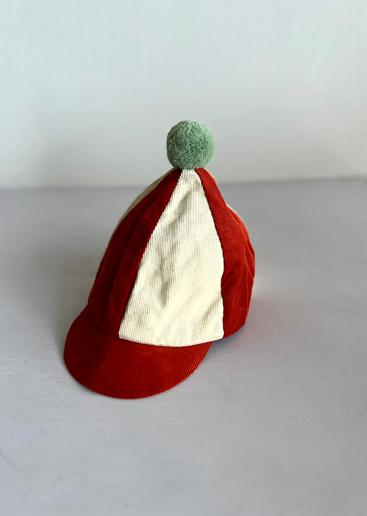 MKDF :: Baseball Cap With Pompom - Red ★LAST ONE★