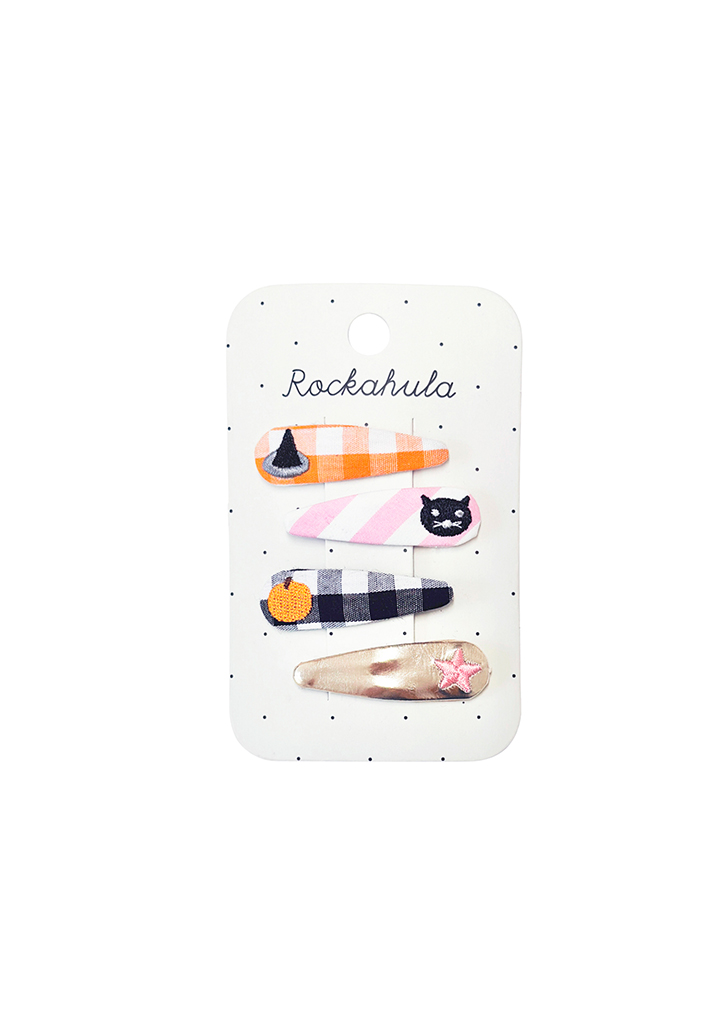 Rockahula :: [Halloween]  Halloween Embroidered Clip Set