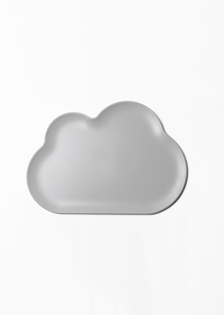Qualy:: 구름 데스크 트레이 - 라이트 그레이 / Cloud Desk Tray - Light Gray