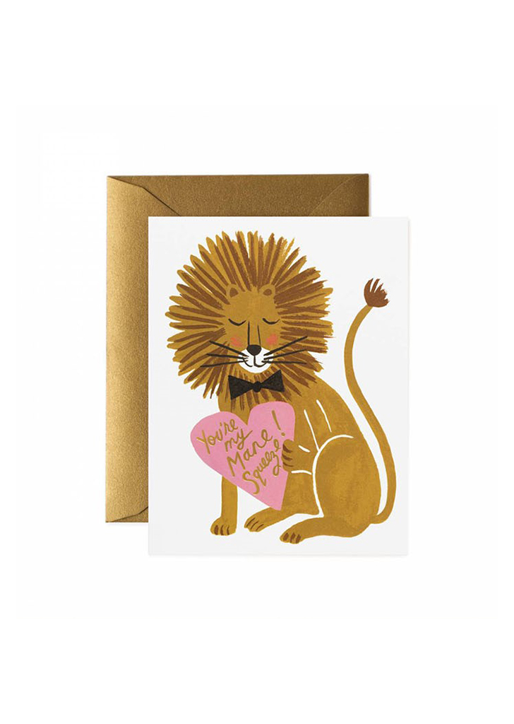 Rifle Paper:: You are My Mane Squeeze Card 사랑 카드