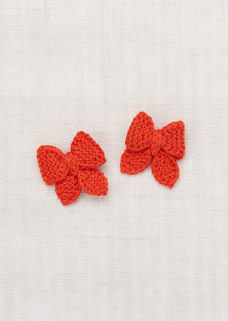 MP:: Baby Puff Bow Set - Persimmon