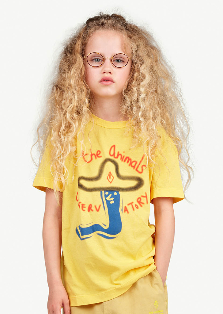 Rooster Kids T-Shirt Yellow_014_EP