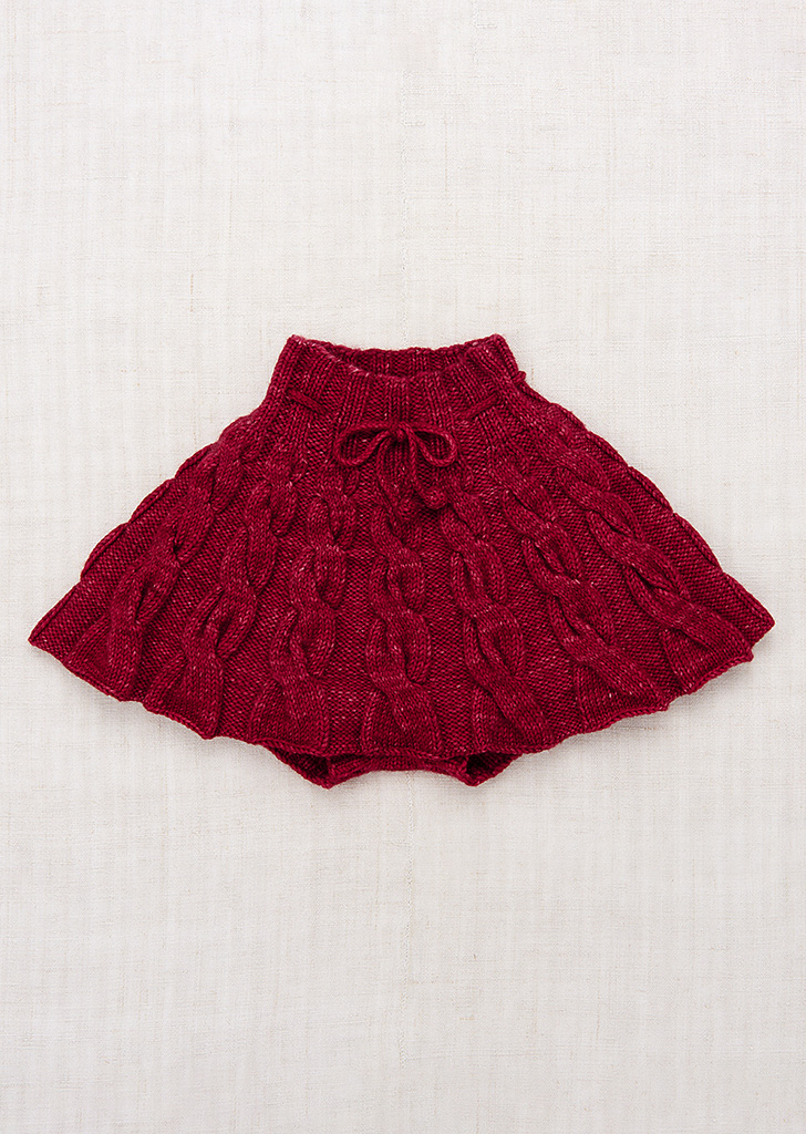 Misha&puff cable skating skirt 4y