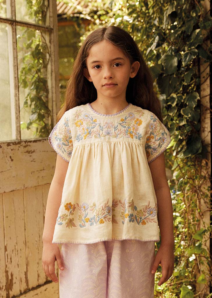 apolina 5-7y ブラウス Apolina Kids - Little Louie