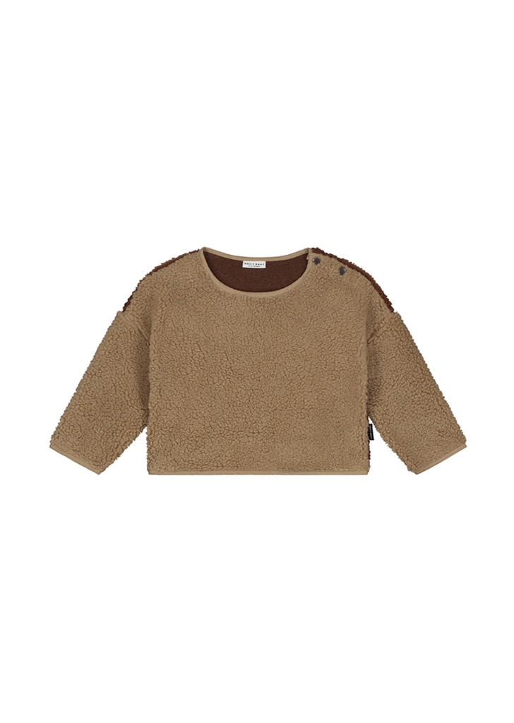 DB::Teddy Colour Block Sweater - Happy Camel ★ONLY 6-8Y★