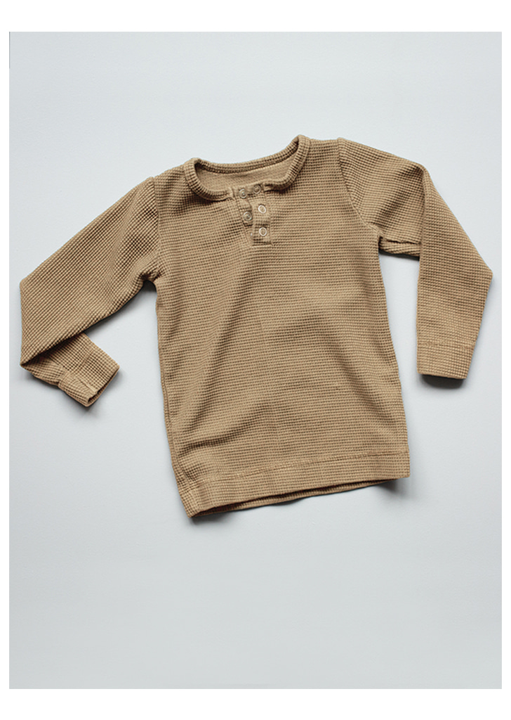 The Waffle Top (1043W) - Camel