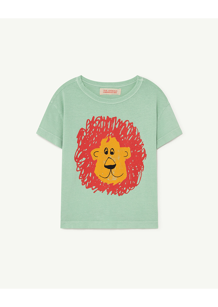 Rooster Kids T-Shirt - Blue Lion_257_BJ