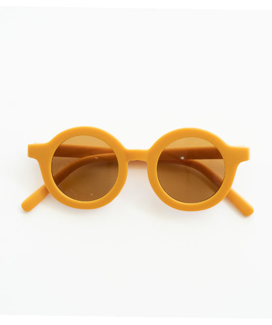 Original Round Sustainable Sunglasses - Golden ◆재입고◆