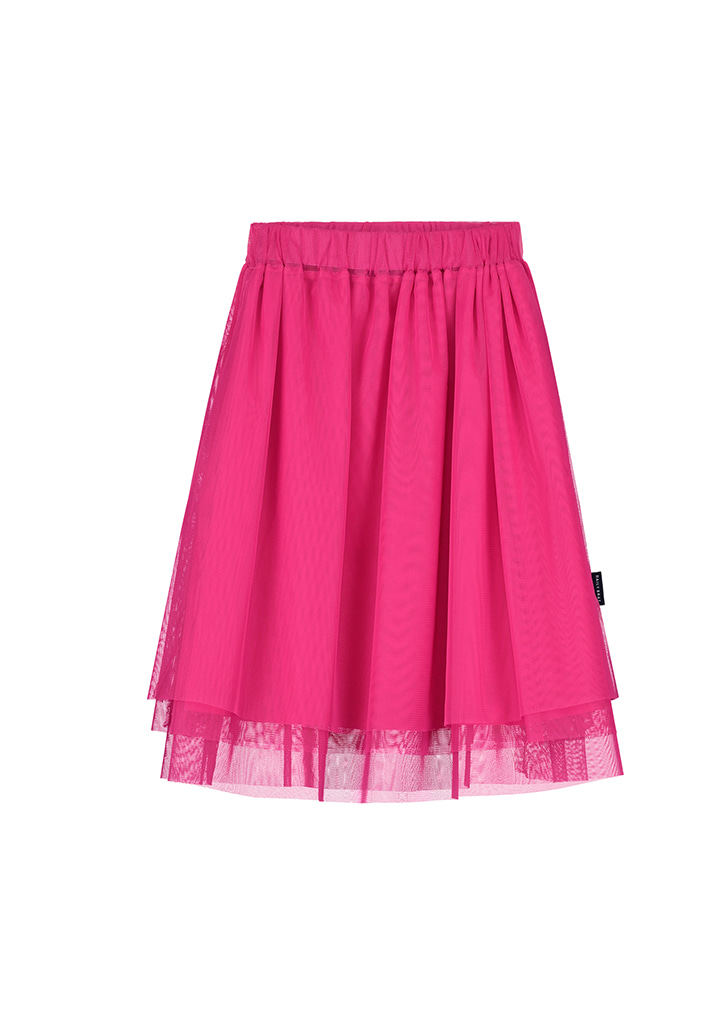 DB876 :: Celia Tule Skirt - Happy Pink ★ONLY 4-5Y★