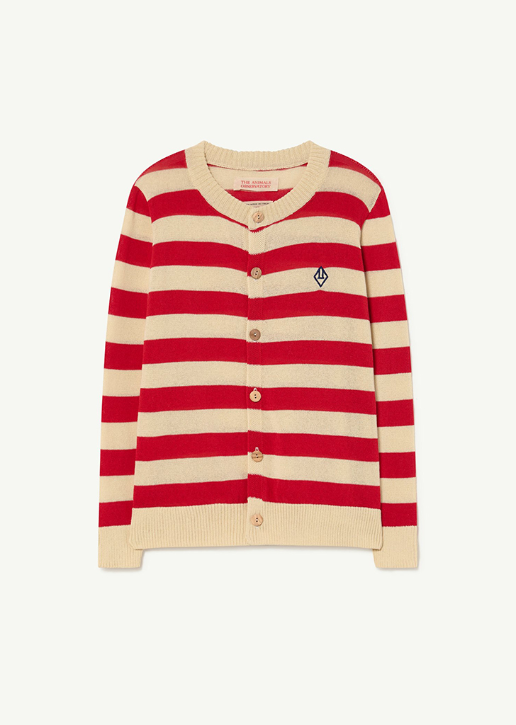 Stripes Toucan Red Cardigan_038_CE