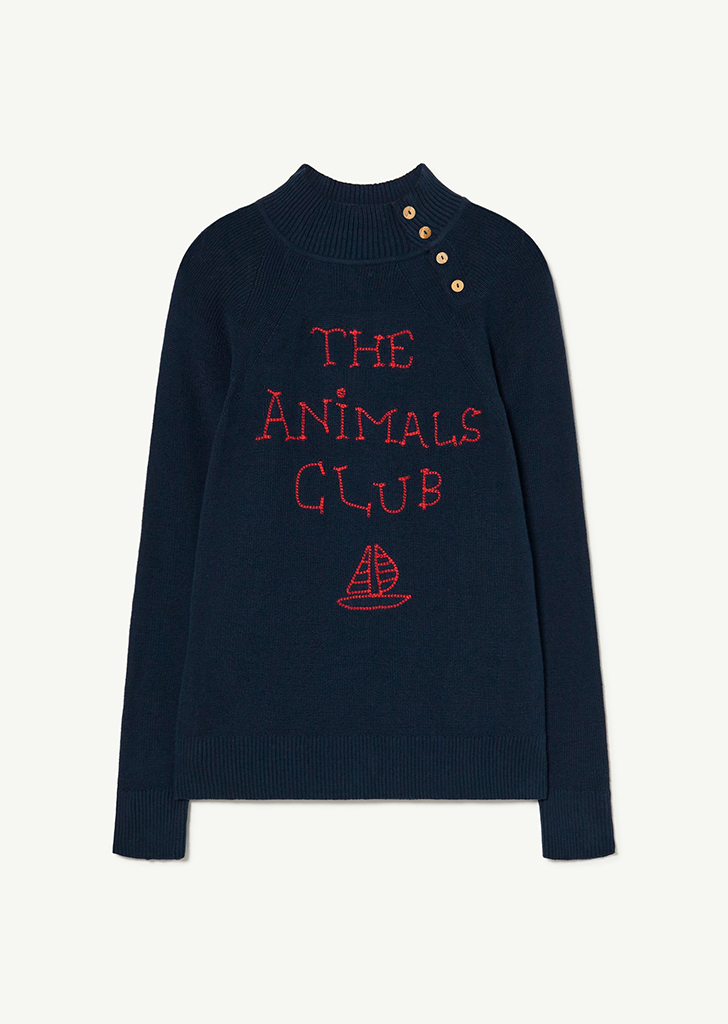 The Animals Navy Club Raven Sweater_064_XX