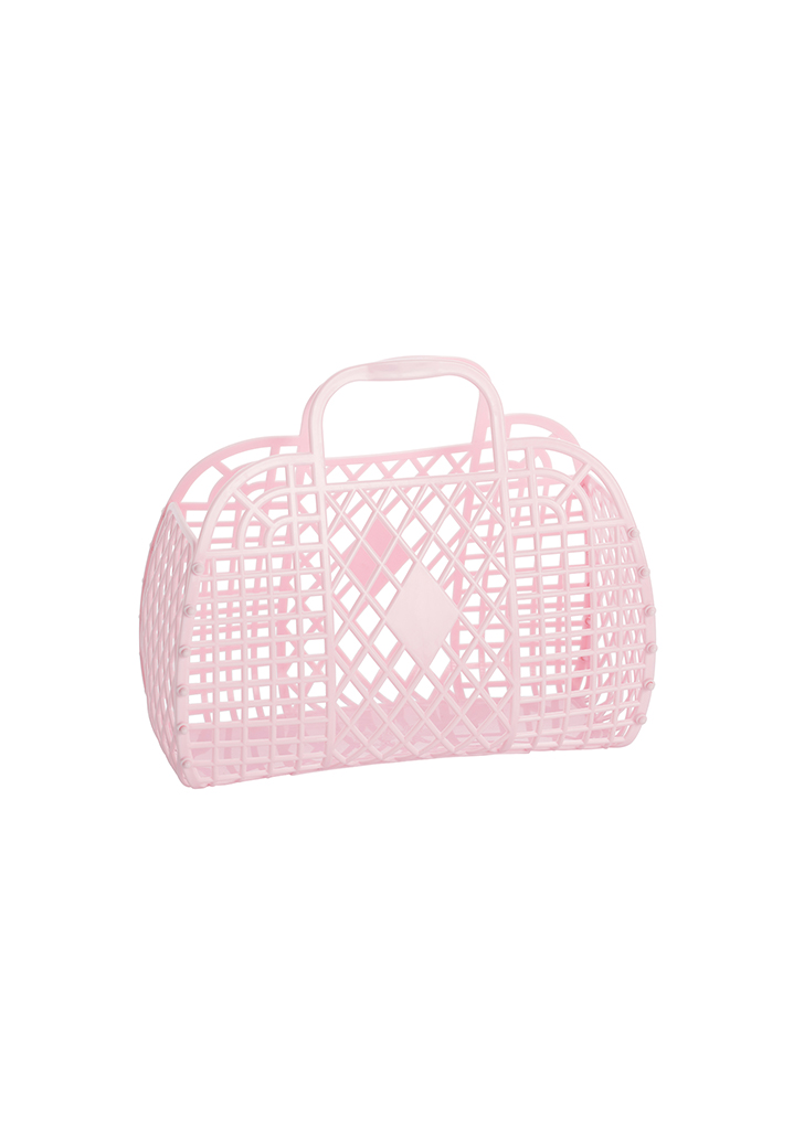 Retro Basket Small - Pink (SJRBSP )