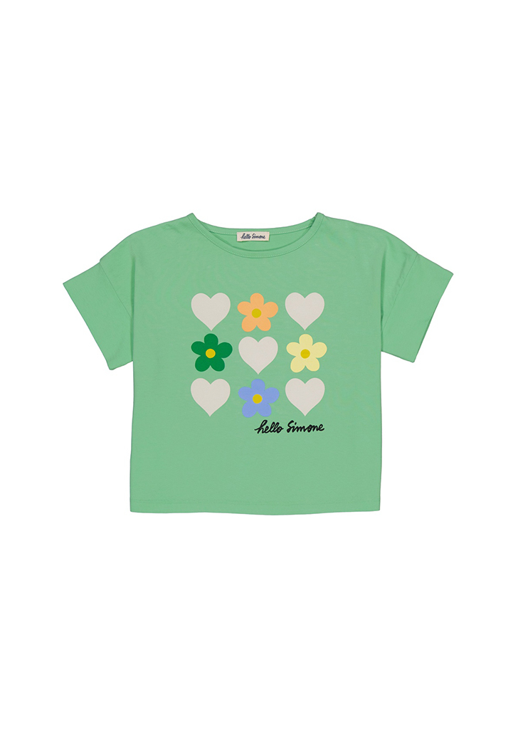 HS :: Crop T-Shirt - Green Lover ★ONLY 4Y★