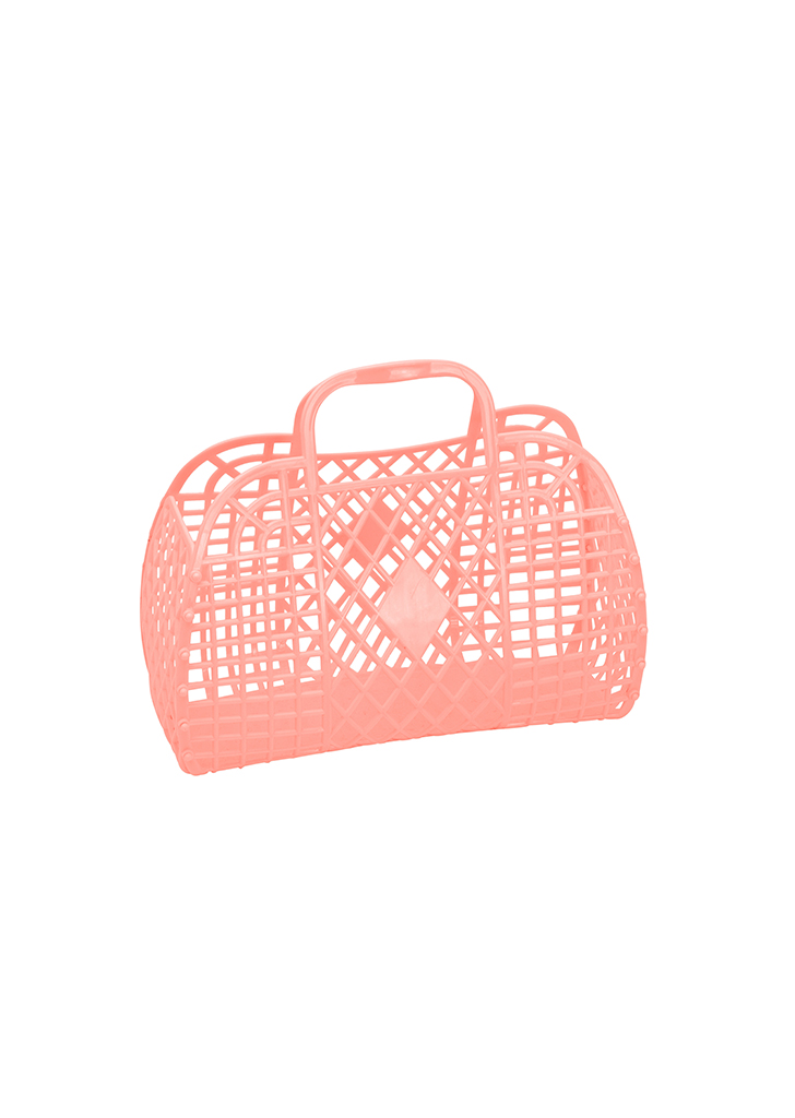 Retro Basket Small - Peach (SJRBSPE )