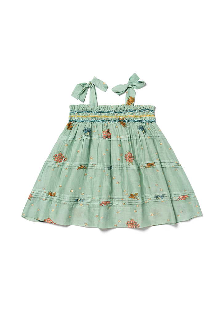 Lali:: Dahlia Dress - Minty Green Print