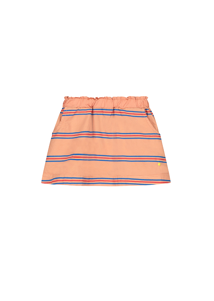 BM:: Short Skirt All Over Stripes - Terracotta ★ONLY 8-9Y★